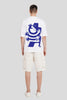 The Complexity Of Simplicity White Printed T-Shirt Men Baggy Fit