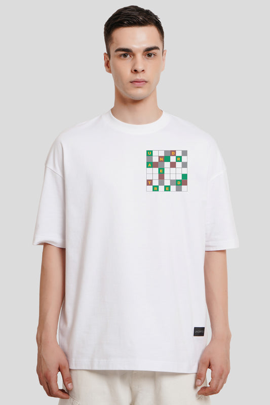 Puzzle Underrated White Printed T-Shirt