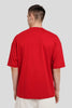 Another Day Another Dollar Red Printed T-Shirt