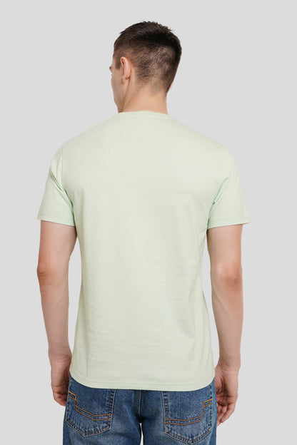 Be Underrated Pastel Green Printed T-Shirt