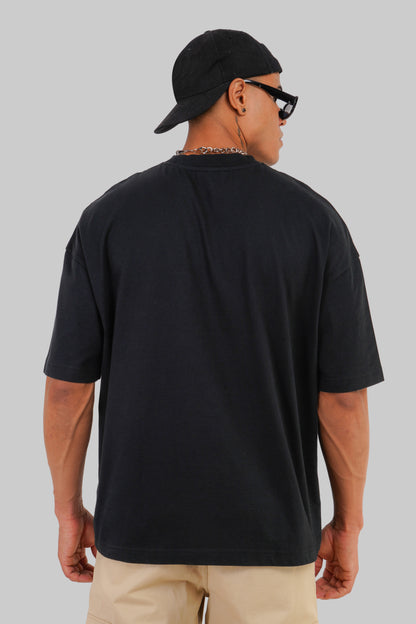 Toxic Black Baggy Fit T-Shirt Men