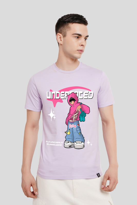Skully Hype Lilac Regular Fit T-Shirt Men