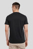 Romance Black Printed Regular T-Shirt