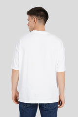 Retro Roadways White Oversized T-shirt Men