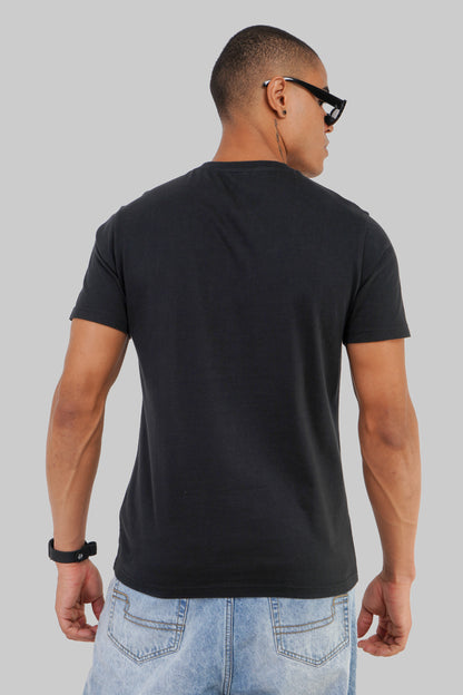 Scott Black Regular Fit T-Shirt Men