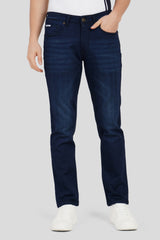 Indigo Mid Rise Men's Slim Fit Jeans Pic 1