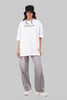 After Life White Baggy Fit T-Shirt Women Pic 4