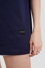 Spoiled Navy Blue Oversized Fit T-Shirt Women
