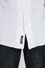 White Textured Shirt