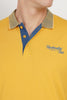 Yellow Contrast Collar Polo T-Shirt