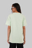 It Comes In Waves Pastel Green Boyfriend Fit T-Shirt Women