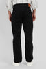 Black Mid Rise Men's Straight Jeans Pic 3