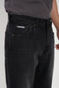 Black High Rise Men's Bootcut Jeans Pic 6