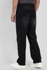 Black High Rise Men's Bootcut Jeans Pic 4
