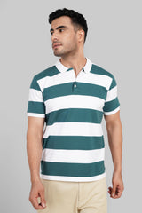 Pack of 3 - Striped Polo Neck T-shirt Combo for Men