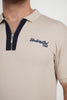 Men's Polo Neck T-shirt Combo - Pack of 2 Underrated Essentials - Beige and Navy Pic 2