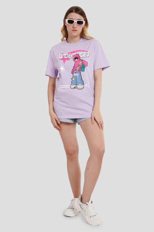 Skully Hype Lilac Boyfriend Fit T-Shirt Women