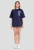 Street Culture Navy Blue Printed T-Shirt