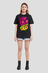 Too Loud Black Boyfriend Fit T-Shirt Women