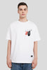 URC Tag White Oversized Fit T-Shirt Men Pic 1