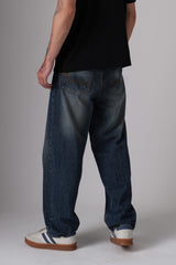 Vintage Blue Men's Baggy Fit Jeans