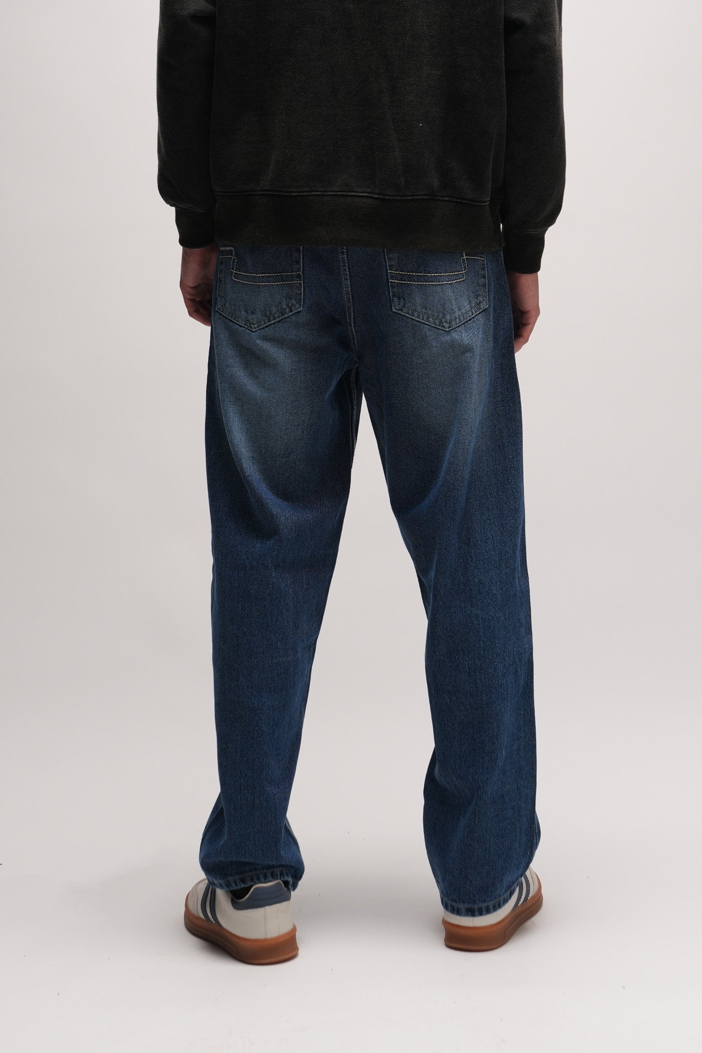 Denim Blue Men's Baggy Jeans