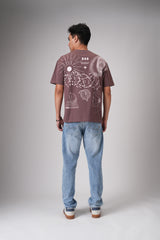 Light Blue Men's Semi-Distressed Straight Jeans