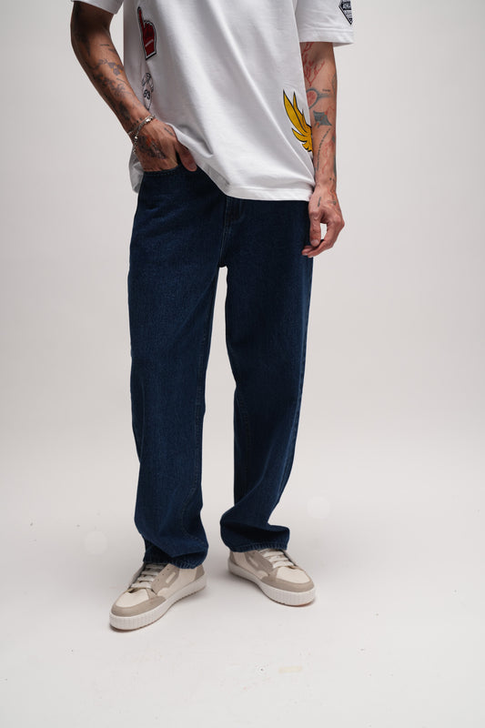 Indigo Men's Baggy Jeans