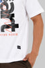 Unlock the Creative Noise Art Print White Oversized Fit T-Shirt Men Pic 2