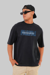 World Paradise Time Black Baggy Fit T-Shirt Men