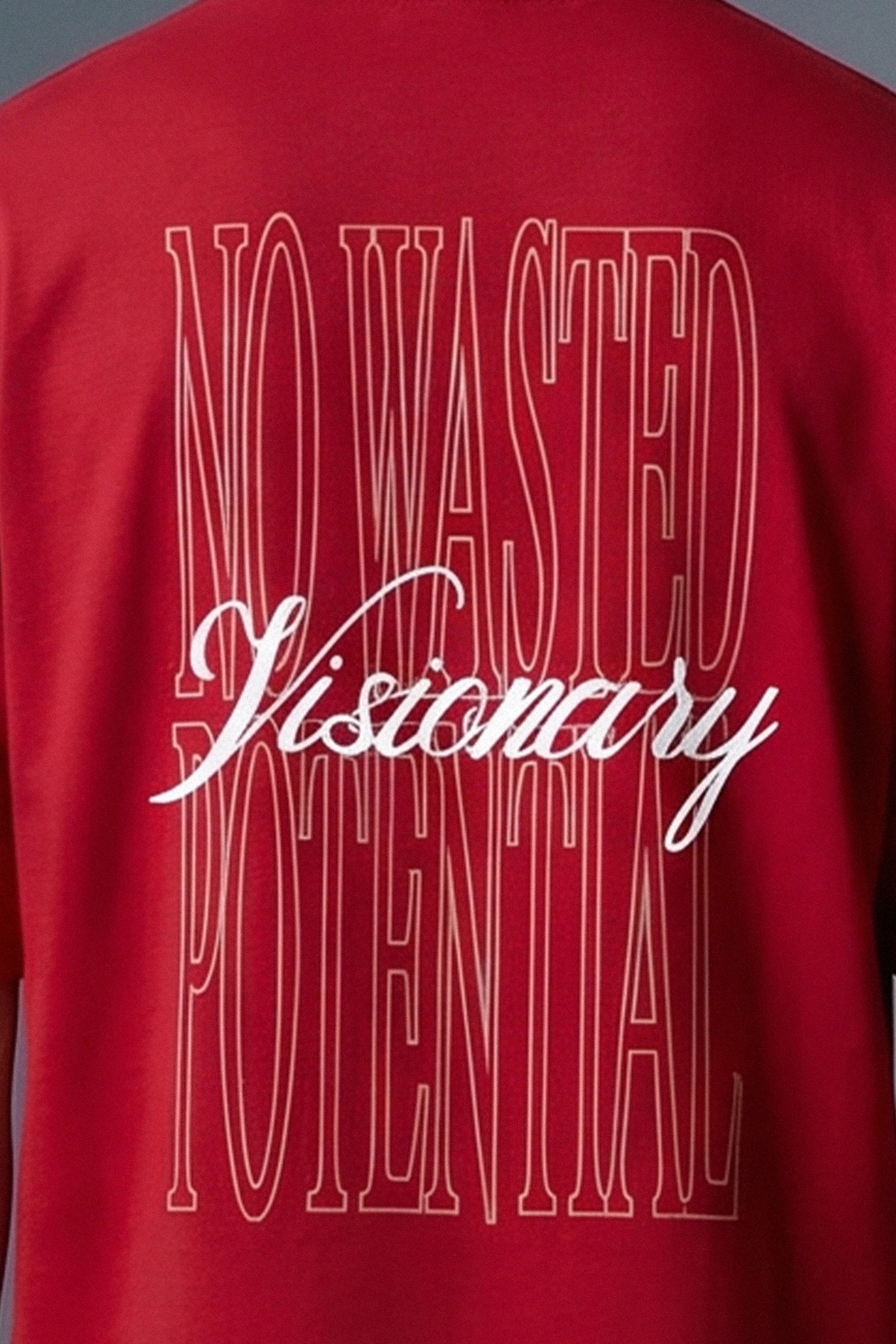 Visionary Red Oversized T-shirt