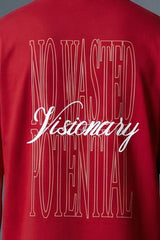 Visionary Red Oversized T-shirt