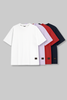 Pack of 4 Baggy T-shirts - White/Lilac/Red/Navy