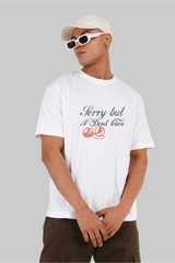 Sorry IDC White Oversized T-shirt Men