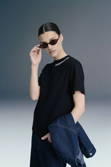 Underrated Curve Black Boyfriend Fit T-shirt