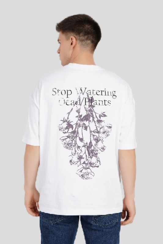 Dead Plants White Oversized T-shirt Men