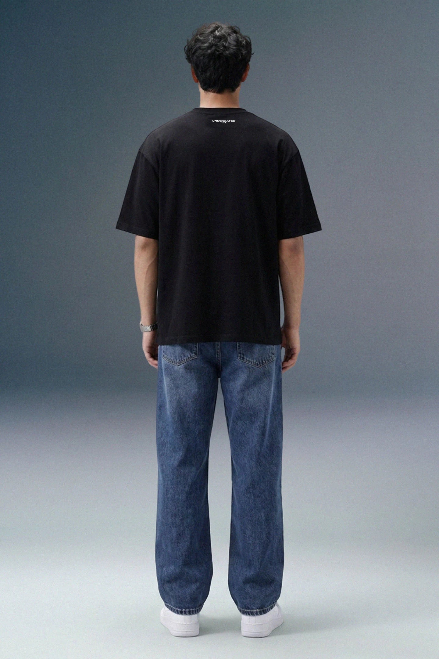 Underrated Alpha Black Oversize Fit T-shirt