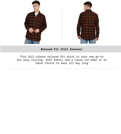 Fit Guide of Men's Relaxed Fit Full Sleeves