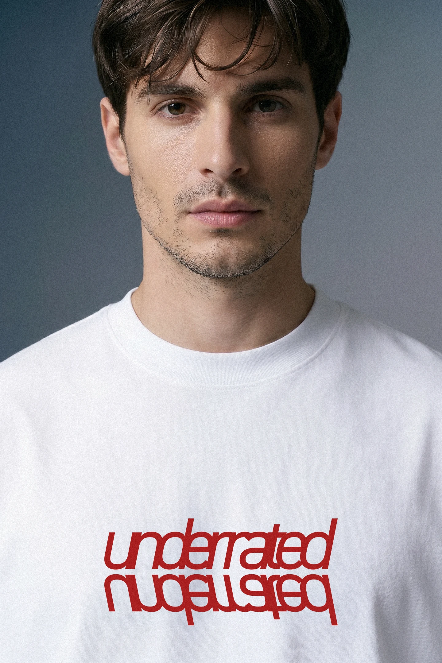 Underrated Mirror White Oversized T-shirt