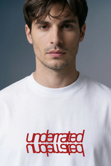 Underrated Mirror White Oversized T-shirt
