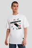Got Wasted White Oversized Fit T-Shirt Men Pic 1