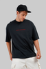 Chrome Head Black Baggy Fit T-Shirt Men Pic 2