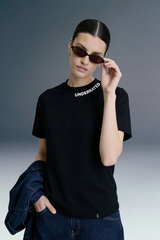 Underrated Curve Black Boyfriend Fit T-shirt