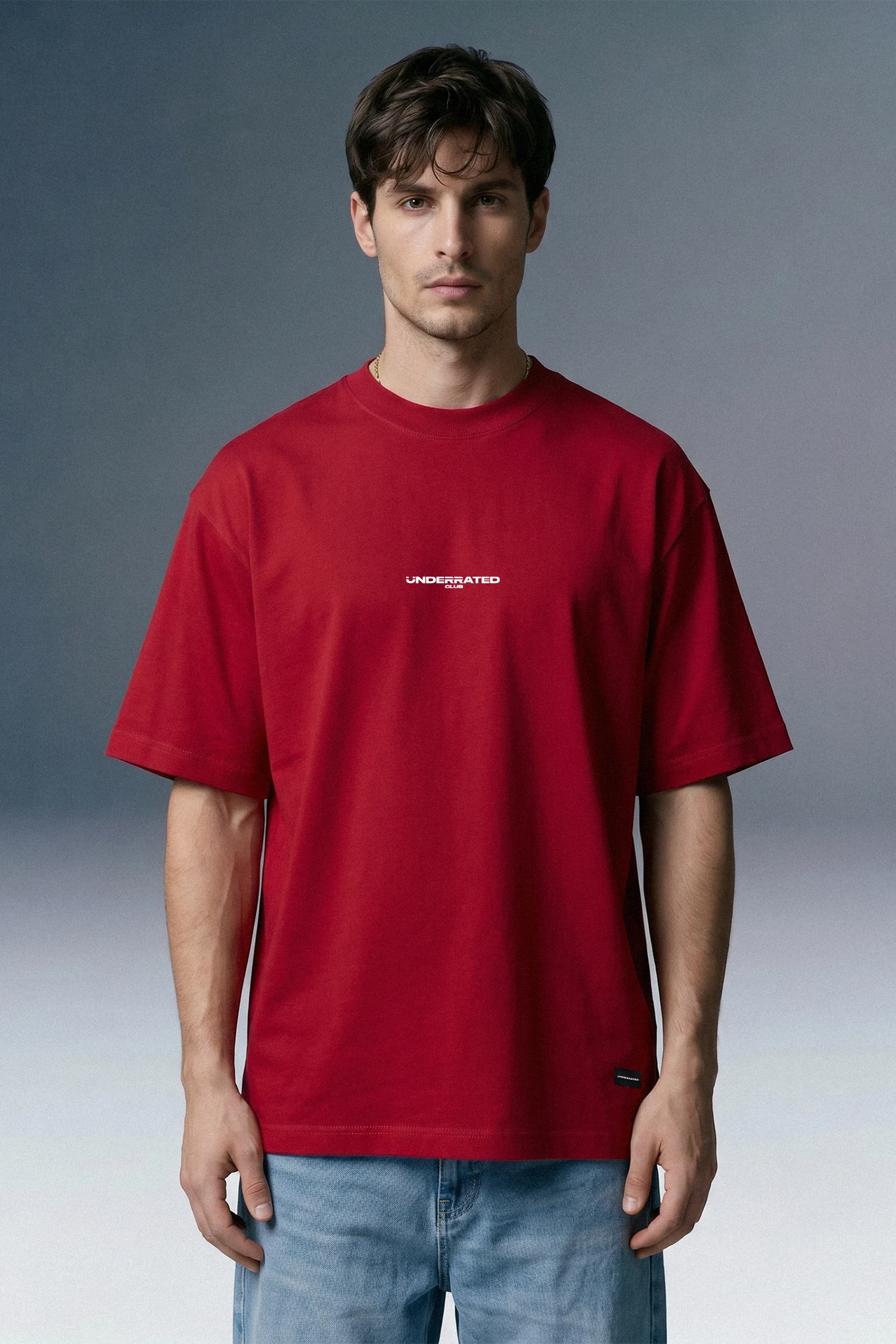 Visionary Red Oversized T-shirt