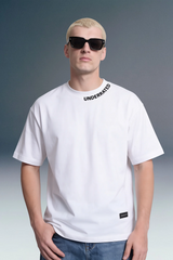 Underrated Curve White Oversized T-shirt