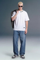 Pack of 2 Underrated Curve White Oversized Fit T-Shirts