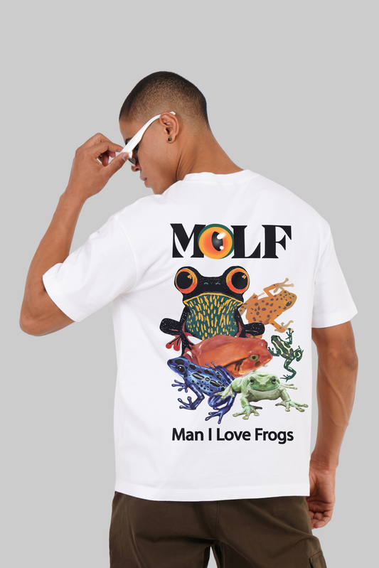 MILF White Oversized T-shirt Men