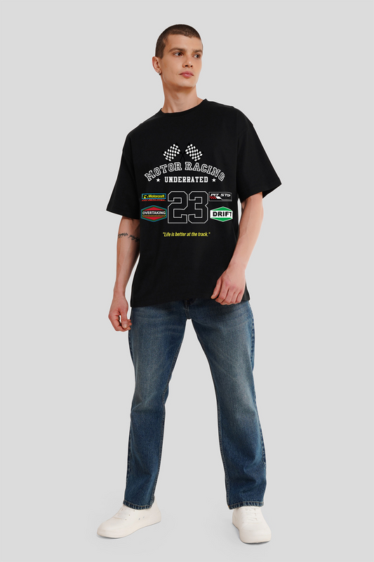 Motorracing URC Black Oversized T-shirt Men