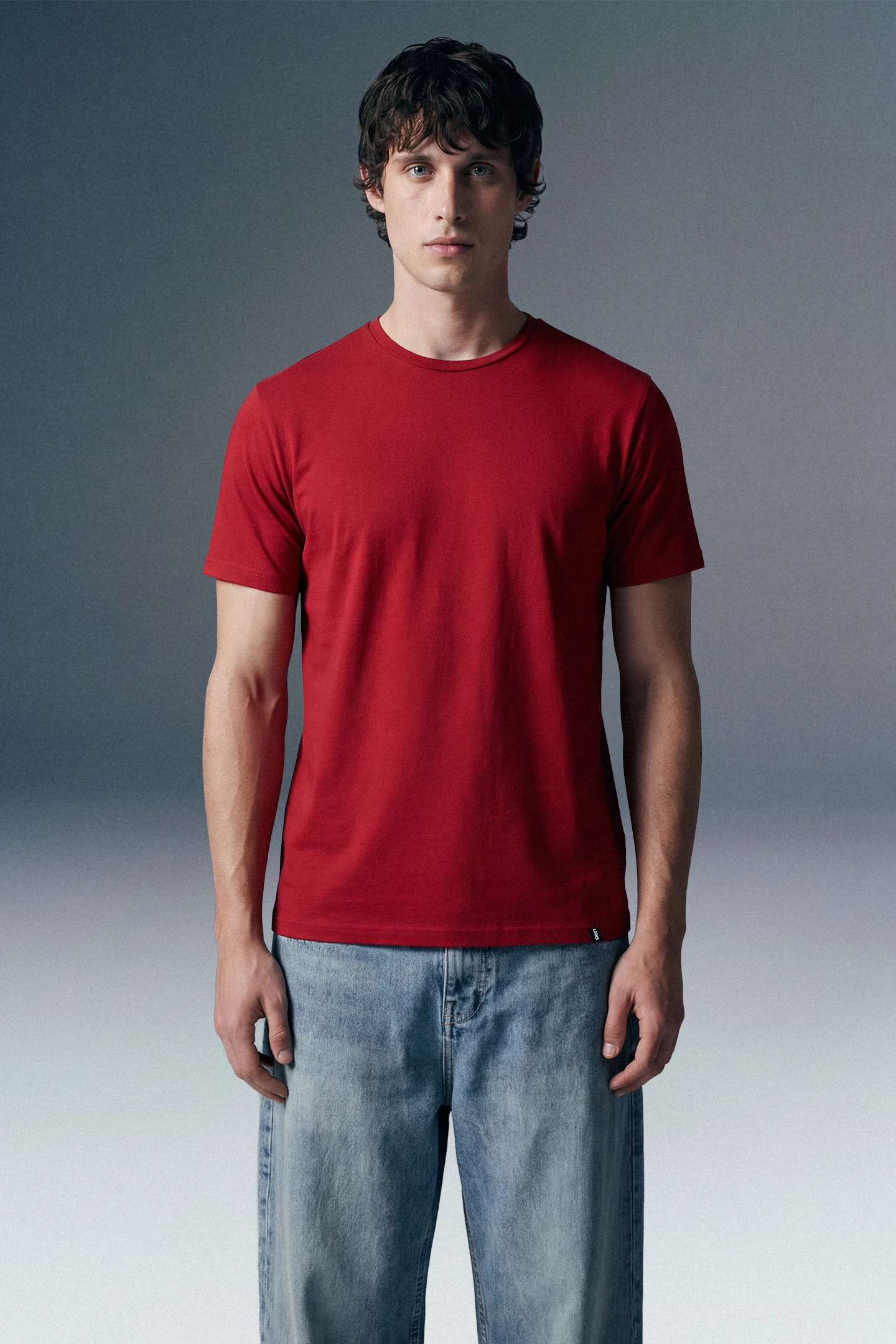 Solid Red Half Sleeves T-Shirt For Men Regular Fit
