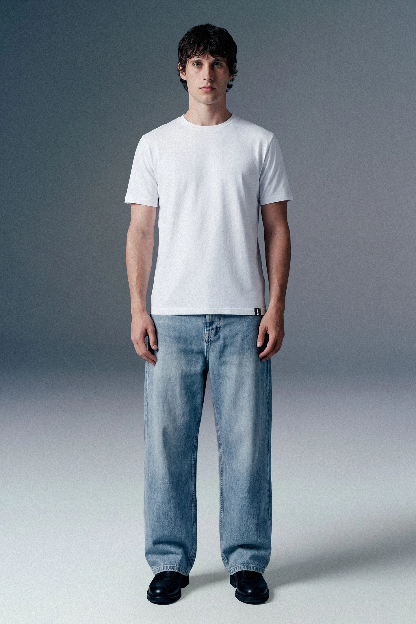 Solid White Half Sleeves T-Shirt For Men Regular Fit